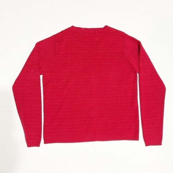 Laura Scott Red Cardigan Sweater Size S - Picture 10 of 10